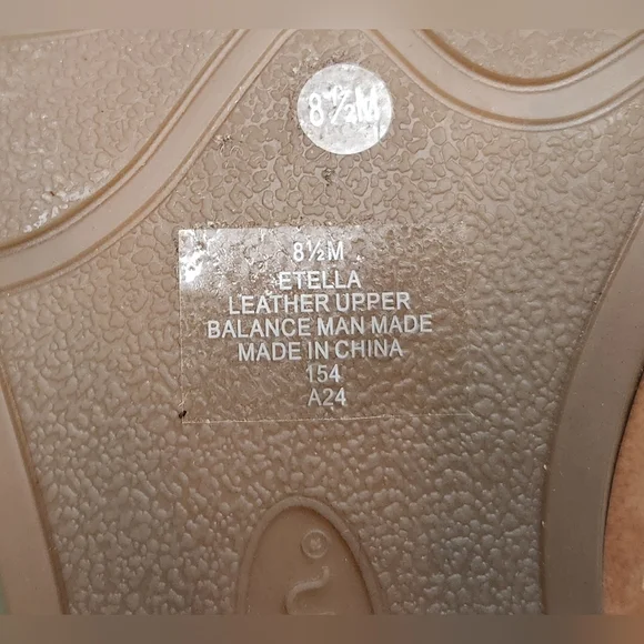 Earth Shoes Etella Tan Woven Leather Round Toe Loafers Size 8.5 - Picture 5 of 8